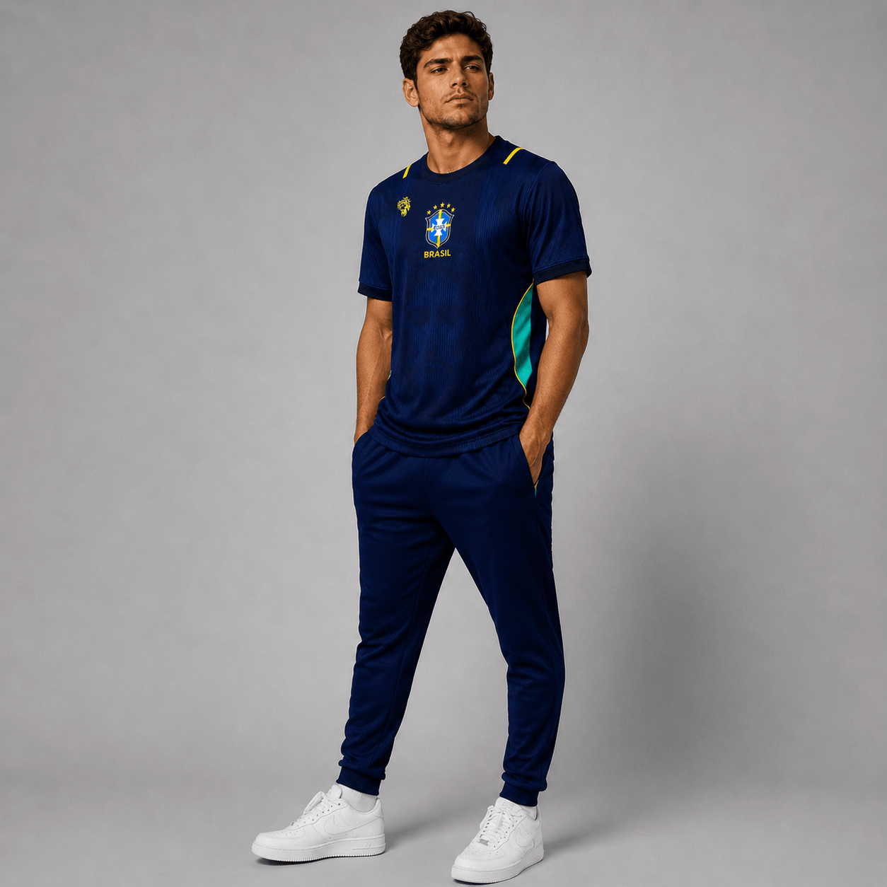 Camiseta Jesus Azul