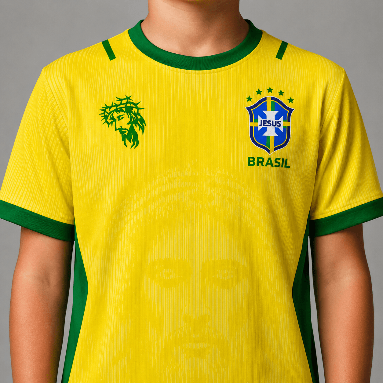 Camiseta Jesus Amarela