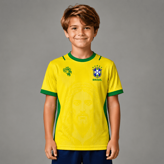 Camiseta Jesus Amarela