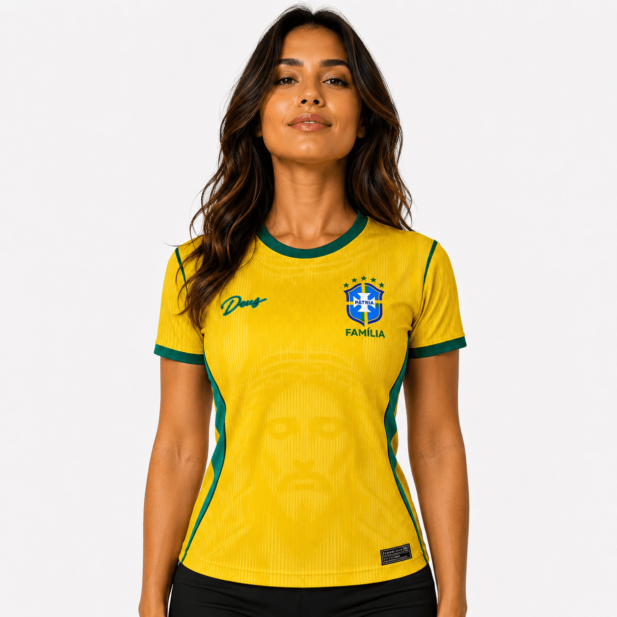 Camiseta Deus Pátria e Família Feminina